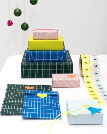 Cadeaupapier Uni Green/lime