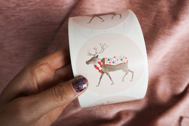 Sticker Reindeer (middel)