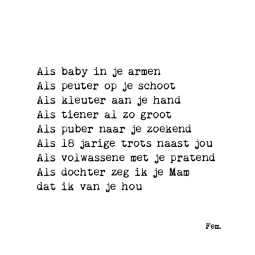 Ansichtkaart Voor mamadochter vlindersinjebuik