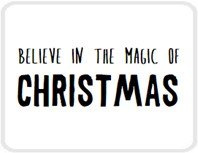 Lotsoflo Sticker Believe in the magic of christmas