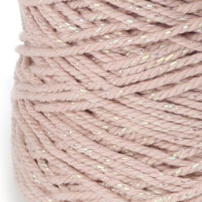 Cotton cord Irisé roze parelmoer roll