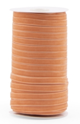 Velvet ribbon 9mm Apricot