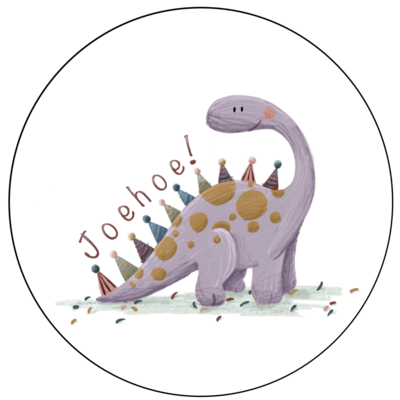 Stickers Joehoe! Dino