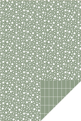 Cadeaupapier Sprinkles/grid green