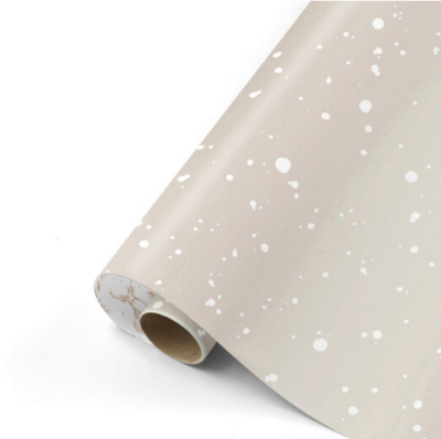 Cadeaupapier First Snow champagne