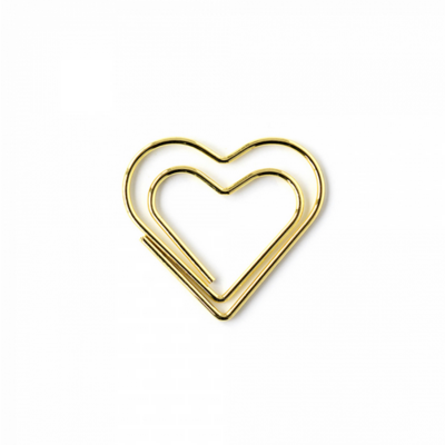 Clips - Heart - Gold Small