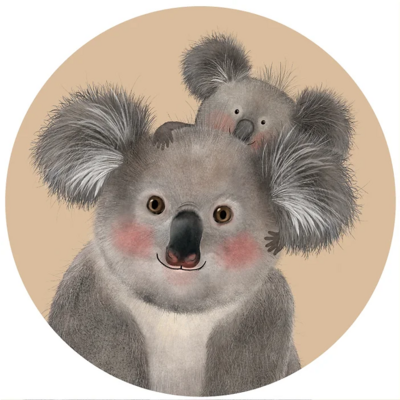 Sticker Koala's (middel)