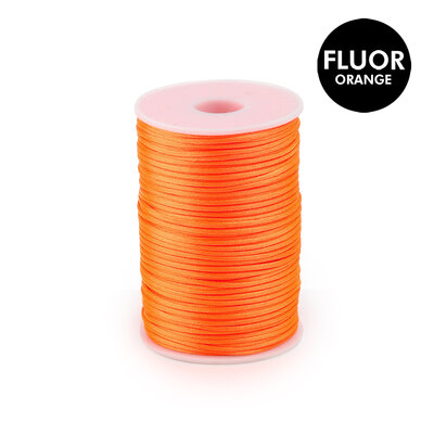 Satijnkoord Fluor Orange