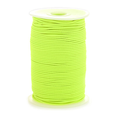 Elastic band neon yellow 2mm