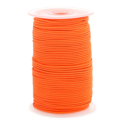 Elastic band neon orange 2mm