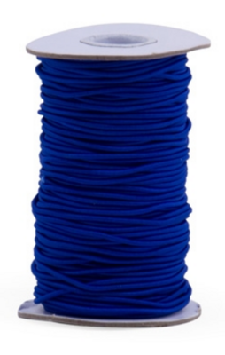 Elastic band ink blue 2mm