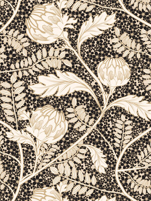 Cadeaupapier Salon des Fleurs Black/Beige