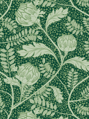 Cadeaupapier Salon des Fleurs Green