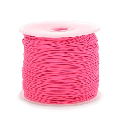 Elastic band neon pink 1mm