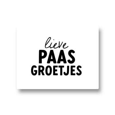 Lotsoflo Sticker Lieve paas groetjes