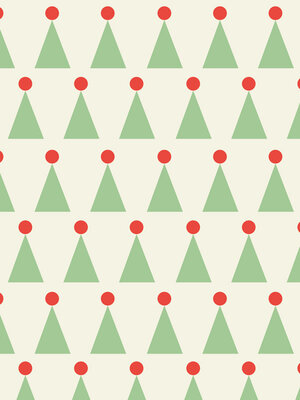 Cadeaupapier Partyhats green