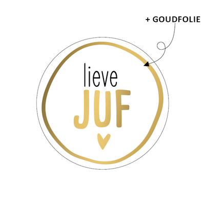 Sticker Lieve juf