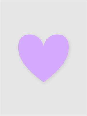 Sticker hart lila