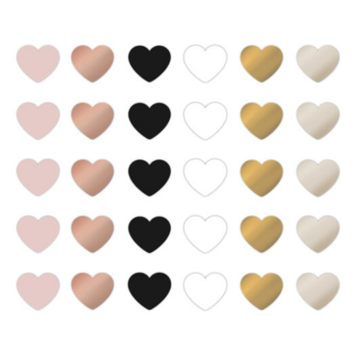 Stickers Spring/Summer ’24 mini hearts chique