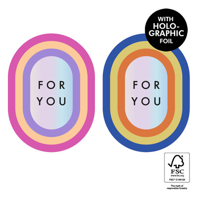 Stickers Duo - For You Holographic