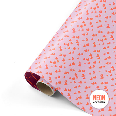 Cadeaupapier Solo Hearts – Color Clash