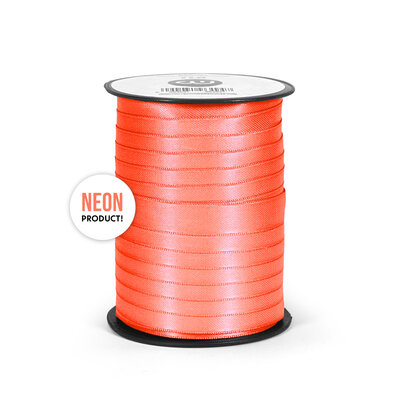 Satijnlint neonroze 15 mm