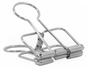 Binder clips medium silver