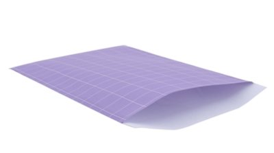 Cadeauzakjes Tall grid jangle purple 17 x 25