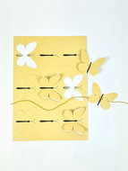 Gifttags butterfly yellow