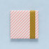 Cadeaupapier Stripe diagonal candy pink - gold_